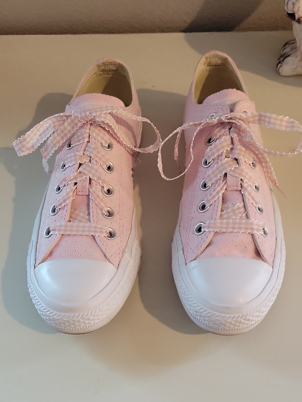 Women's Converse All Star Pink Low-Top Lace-Up Sneakers